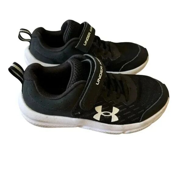 Under Armour  Boys Black White  Assert Alternate Closure Sz 3Y - Picture 3 of 13